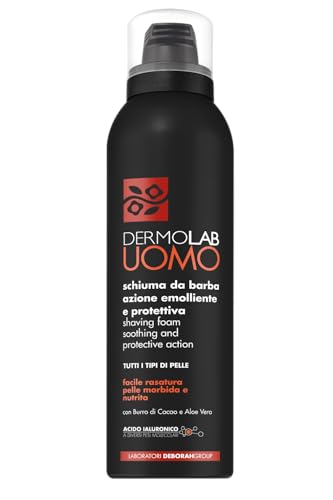 Dermolab Uomo Schiuma da Barba con Aloe e Burro di Cacao 200ml