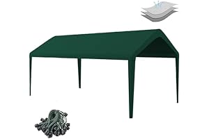 12 Foot Deep Carport Replacement Canopy Cover for Tent
