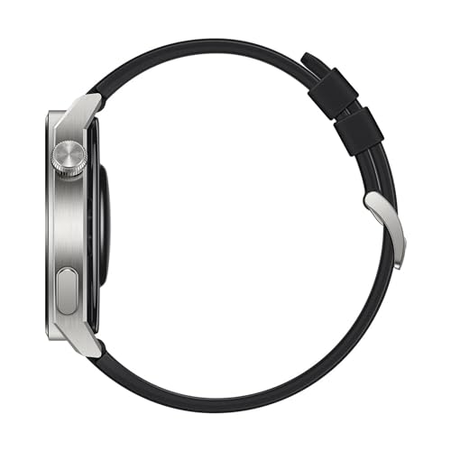 HUAWEI WATCH GT 3 Pro 46 mm Smartwatch Orologio Uomo, Quadrante in Vetro Zaffiro, Monitoraggio della Salute 24h, Durata Batteria fino a 14 Giorni, 5ATM, GPS, Versione italiana, Black Fluoroelastomero