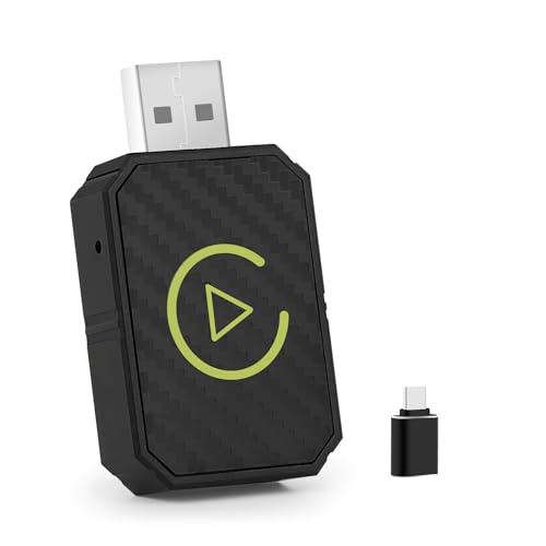 Adaptateur Carplay Sans Fil, Adaptateur Bluetooth Voiture,2 en 1 Pour Adaptateur Sans fil Car play Voiture et Android Auto, Compatible avec Voitures Équipées de CarPlay, USB C/A, Plug and Play, Stable Adaptateur Carplay Sans Fil, Adaptateur Bluetooth Voiture,2 en 1 Pour Adaptateur Sans fil Car play Voiture et Android Auto, Compatible avec Voitures Équipées de CarPlay, USB C/A, Plug and Play, Stable