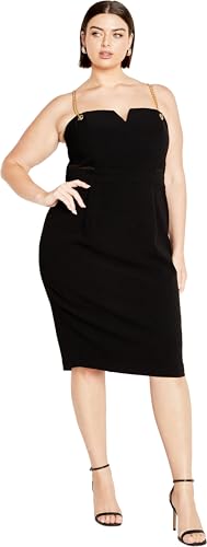 City Chic Women's Dress Ann Chain