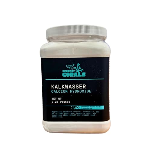 Kalkwasser High Purity Calcium Hydroxide - 2.25 lbs (1 kg / 1 020 g) Balanced Method to Maintain Calcium and Alkalinity in a Reef Tank