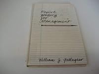 Report writing for management 0201022567 Book Cover