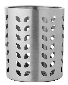 Dynore Stainless Steel Leaf hole cutlery holder (Set of 2) - Image 2 thumbnail