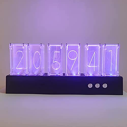 ZAIED-Modern-Tabletop-Nixie-Tube-Clock-LED-Glow-Digital-Tube-Clock-DIY-Retro-Electronic-6-tubes-Tube-Clock-Desktop-Creative-Vintage-Ornaments-for-Boyfriend-and-Husband
