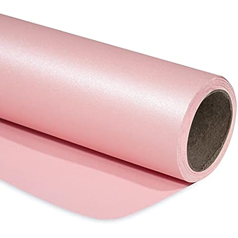 RUSPEPA Pink Matte Wrapping Paper - Perfect for All Occasions Cover