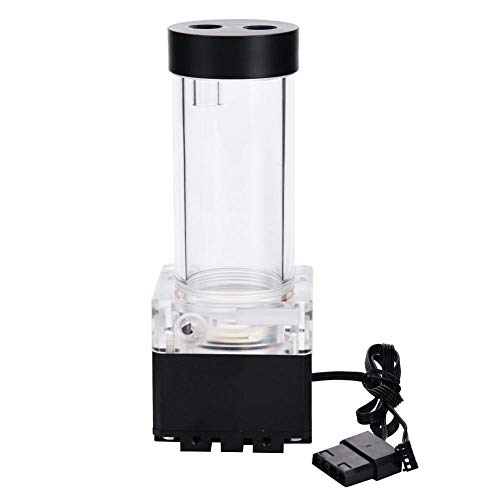 Bewinner 800L/H Mini Water Cooling Pump 0.7A 7V 12Cm/ 4.72In, 17Cm/ 6.69In Computer Pump 4 Meters Pump Head Fast Heat Dissipation Multi-Level Protection Cool Water Pump(17Cm Black) #TOP7