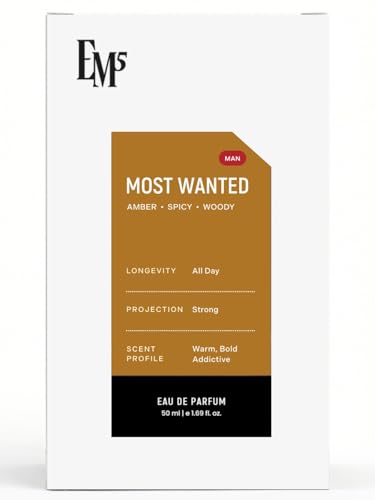 Image of EM5 Most Wanted Perfume for Men | Eau de Parfum Spray | Vanilla Woody Warm Spicy Fragrance | Luxury Gift for Him