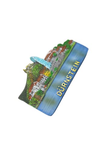 Imán decorativo souvenir Durnstein Austria para refrigerador miniatura 4