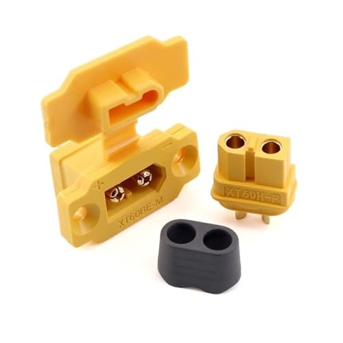 FPV���[�^�[ESC XT60BE-MF�ɓK������XT60�I�X�ƃ��X�̃v���O�R�l�N�^1��(Yellow)