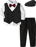 OCASIÓN: El conjunto de ropa de bebé niño es adecuado para el bautizo, la Pascua, la iglesia, la fotografía, el día de la familia, el cumpleaños, el desfile, el uso diario.