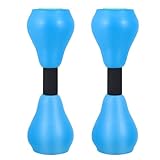BIUDECO 2 Stück Kleine Eva Trainingshanteln für Wassersport Gepolstert Leicht Kompakt Fitnessgeräte für Frauen für Zuhause und Reisen