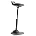 Produktbild Aeris Muvman Aktiv-Steh-Sitz | Basis: Schwarz | flexibel & fördert aufrechte Haltung | ergonomische Stehhilfe/aktives Steh-Sitzen, Stoffmuster:Black