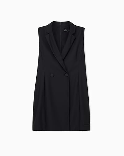 Robe à col inversé Armani Exchange en coupe premium double bouton
