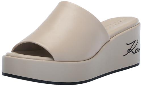 Image of KARL LAGERFELD Women's Calvina Slip on Platform Wedge Sandal