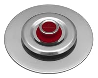 Coperchio Magico Antiodore Ø25 cm Ventur Magic in Acciaio Inox Pomolo in Bachelite Cooker Rosso
