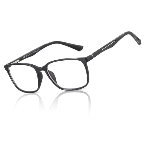 Image of BLUEMOKY Blue Light Reading Glasses for Men,Sport Square Frame Readers, Anti Glare Computer Glasses
