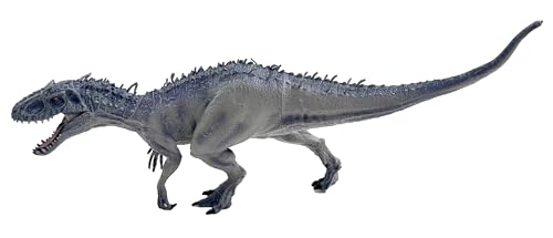 Image of 24x7 eMall Dinosaur Toy Dinosaur Action Figure Kids Toys Realistic Large Model Size - 38 X 20 Cm - Grey T-Rex Tyrannosaurus rex