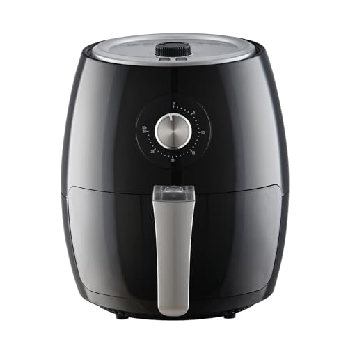 Rosmarino Infinity II Heißluftfritteuse Airfryer 2.5L - Gesunde Frittur mit 85% weniger Fett, Kompaktes Design für jede Küche | Heißluftfritteuse, Elektrogrill, Backofen, Mikrowelle