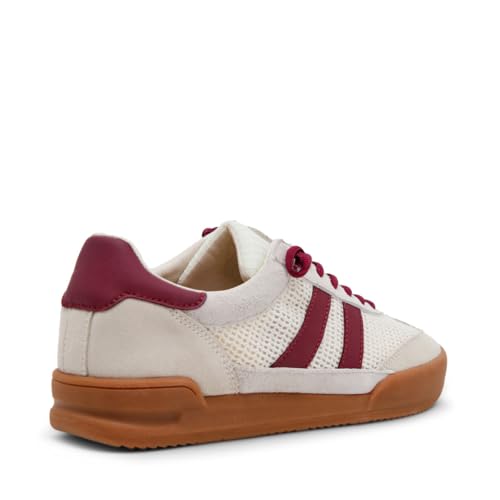 Steve Madden Steve Madden Women's Verdict, Burgundy/White, 7.5 Medium