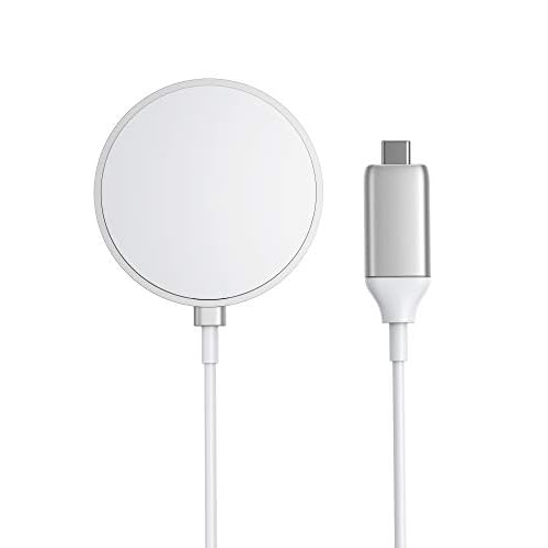 Magnetic Wireless Charger, Anker Wireless Charger with 5ft Built in USB-C Cable, PowerWave Magnetic Pad, 7.5W Charging for iPhone 13 / 13 Pro / 13 Pro Max / 13 mini / 12 / 12 Pro (No AC Adap
