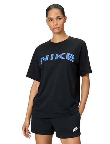 Nike Womens Sportswear T-Shirt Centered Black Medium