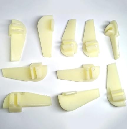 SASARTECH Tyre Car Tyre Changer Machine S10 (3PAIR) White Nylon Mount/Demount Duck Head Insert Tyre Rim Protector Part Insert for Tire Changer Machine Parts