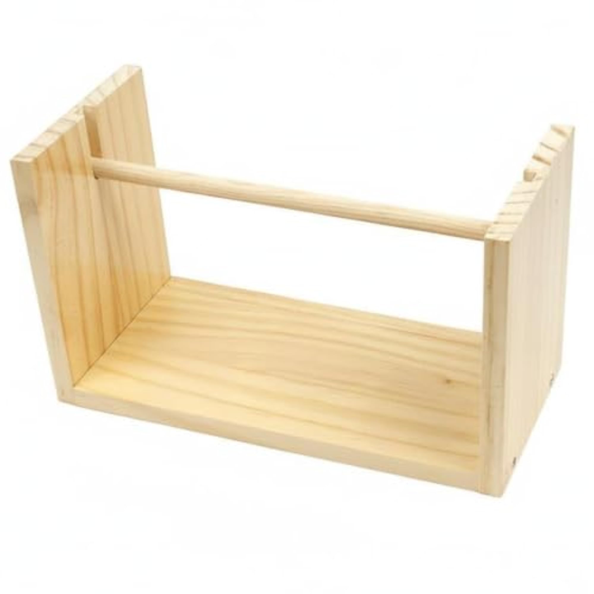 Yarn Spool Rack Uninterrupted Wooden Holder for Knitters