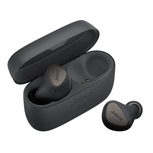 Jabra Elite 4 Wireless Earbuds, Active Noise Cancelling, Discreet and Comfortable Bluetooth Earphones with Spotify Tap Playback, Google Fast Pair, Microsoft Swift Pair and Multipoint – Dark Grey