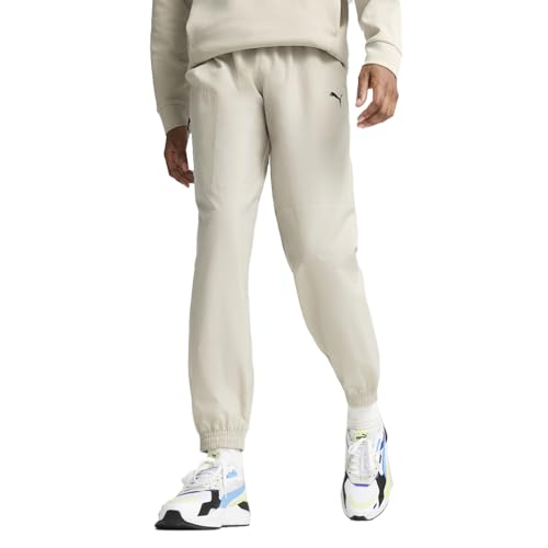 PUMA Mens Open Road Cargo Woven Joggers Casual Drawstring - Beige - Size XXL