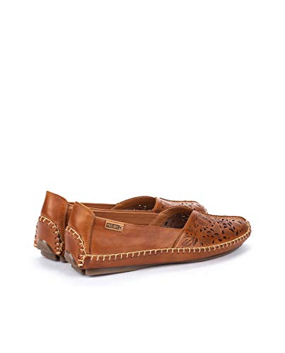 Image of PIKOLINOS Jerez 578-4976 Women's Slip-On Moccasins - Premium Calfskin Leather - Removable Cushioned Insole, Flexible Sole, Lightweight Everyday Comfort
