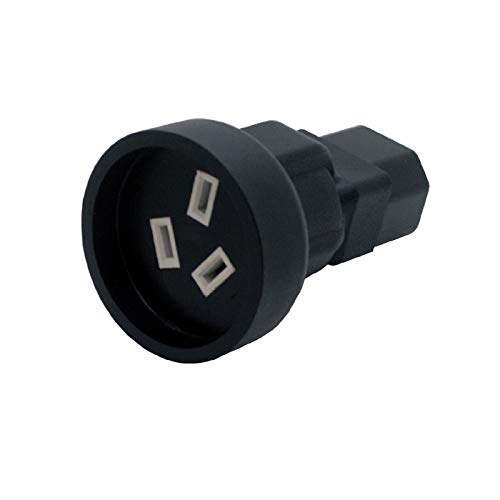 Strhowill IEC320 C14 to SAA Australia Converter Plug Adapter, IEC 320 C14 to SAA Australia AU 3-Pin Female Power Adapter for PDU UPS AC Plug Converter