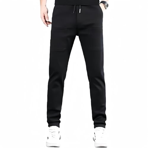 Mencomfy Cargo Pants, Stretch Cargo Pants, Men's Casual Cargo Pants Relaxed Fit Elastic Waist Work Pant Athletic Jogger