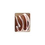 GoldGifts Chunky Rose Gold Bangles Bracelets for Women Non Tarnish, Trendy 14K Rose Gold Plated Thick Large Bangle Cuff Bracelet Stack Set, Big Fashion Statement Stackable Jewelry Gifts