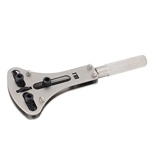 AUREIN Abridor de Caja de Reloj, Herramienta de reparación Protección contra el óxido Llave abridor de Reloj Antideslizante Aleación Profesional para Tienda de Relojes