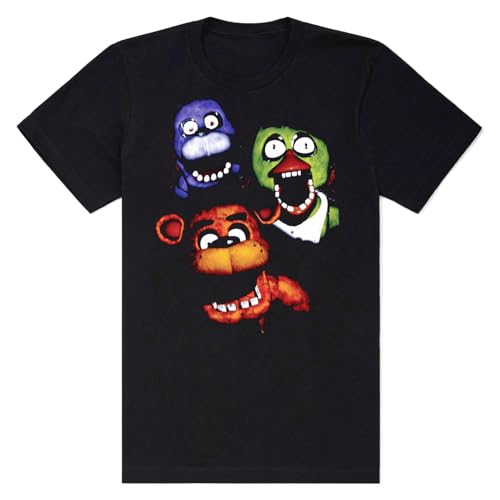 Five Nights at Freddy's T-Shirt Men's Chica Fazbear and Bonnie Adult Short Sleeve Tee2
