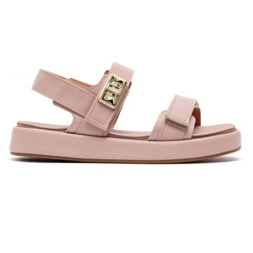 Sandália Papete Vizzano Feminino Flats Confortável Original (Taupe, BR, Adulto, Numérico, 37)