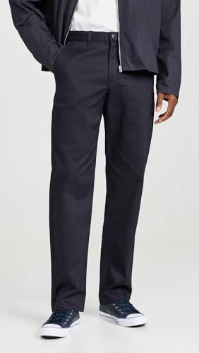Naked & Famous Denim Men's Straight Chino Navy Stretch Twill Pants2