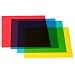 Neewer 12x12inches/30x30centimeters 4-Color Correction Gels Light Filter Transparent Film Sheet for Flash Strobe: Red Yellow Green Blue