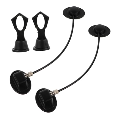 CVUTOVO 2セット ロック 窓 冷蔵庫 キャビネット用 開閉制限 防止ロック 簡単取付 アルミ 対応 いたずら防止 ペット対策 家用 装置