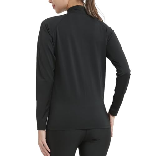 Sillictor ラッシュガード レディース yc1161blk-blk-M