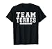 Team TORRES Family Surname Reunion Crew Member Gift T-Shirt