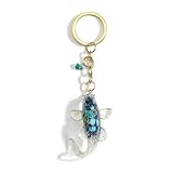 SHTALHST Fish Keychain Resin Koi Fish Keychain Fishing Gifts Good Luck Gifts for Women Birthday Graduation Christmas
