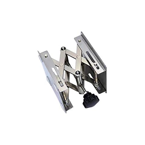 LabZhang 4" x4", Stainless Steel Lab Jack Scissor Stand Platform,Lab Lift Stand Table, Scientific Scissor Lifting Jack Platform,Expandable Lift Height Range 50mm-145mm,Maximum Support Weight 10kg Cover