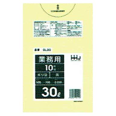 【個人宅配送可】ポリ袋　30L　LLDPE　0.03×500×700mm　黄　10枚×80冊(800枚)　GL30【取り寄せ商品・即納不可・代引き不可・返品不可】 Amazon.co.jp: ポリ袋 30L LLDPE 0.03×500×700mm 黄 10枚×80冊(800枚