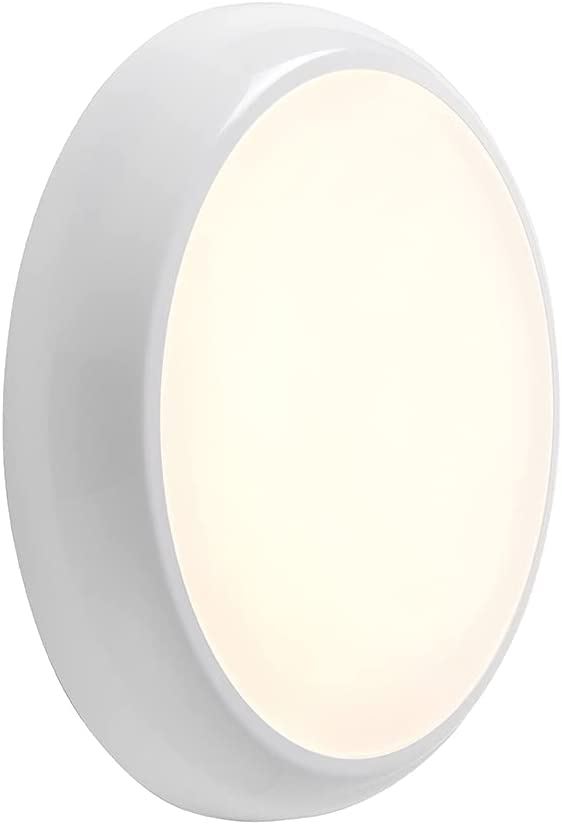 KHIND20W LED Bulkhead light ROUND shape, heavy duty Polycarbonate Body, AC 220-240V, IP65, 1600LM, built in IC driver, 4000K Netural White - Made In China