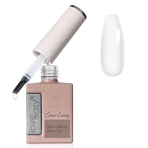 Love easy Rubber Base Gel para Uñas 0.02 Fl Oz Pack 8