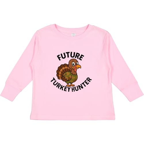 inktastic Future Turkey Hunter Toddler Long Sleeve T-Shirt