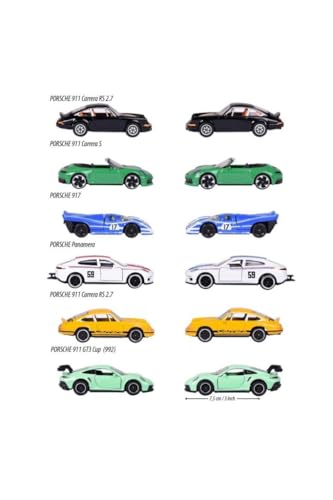 Image of Majorette Porsche 911 GT3 Cup 992 Diecast Car Model, Mint Green, 1:64 Scale, 3+ Years