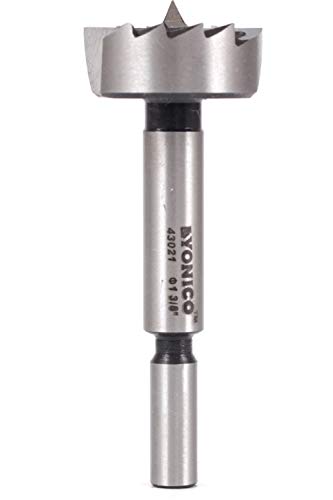 Yonico 43021S 1-3/8-Inch Diameter Steel Forstner Drill Bit 3/8-Inch Shank cover